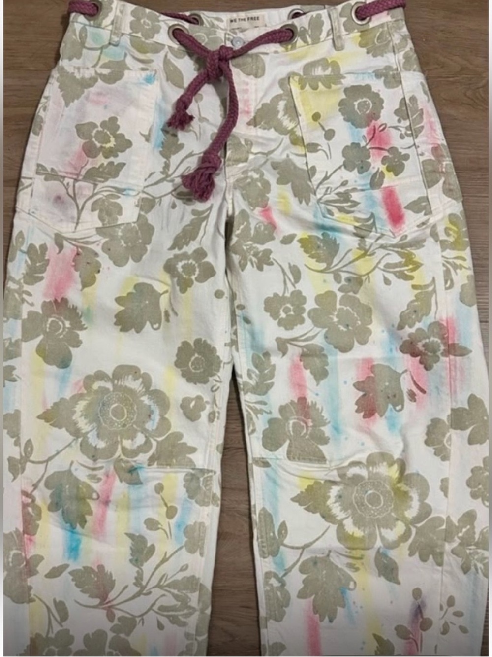 Free people flower pants